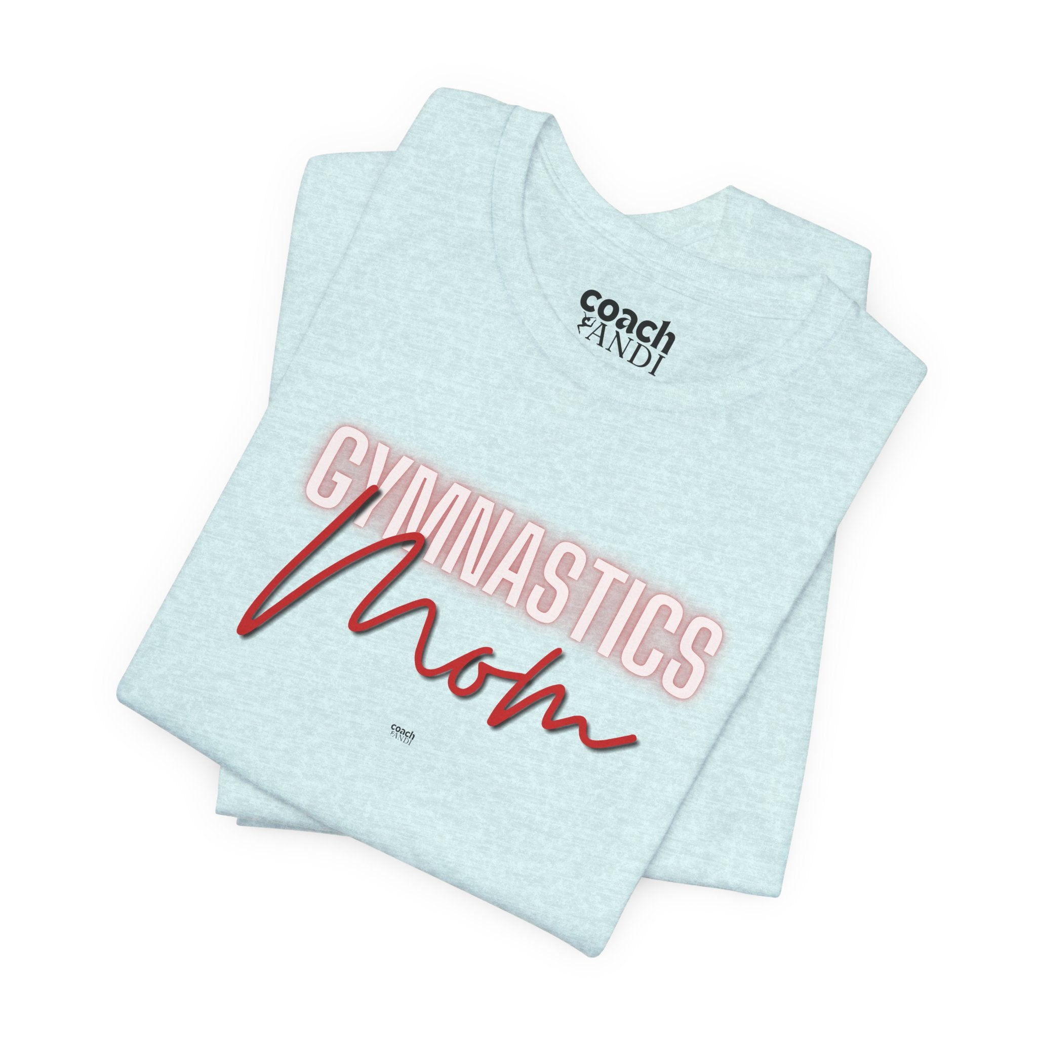 Glow Gym Mom Tshirt - Red (Adult)