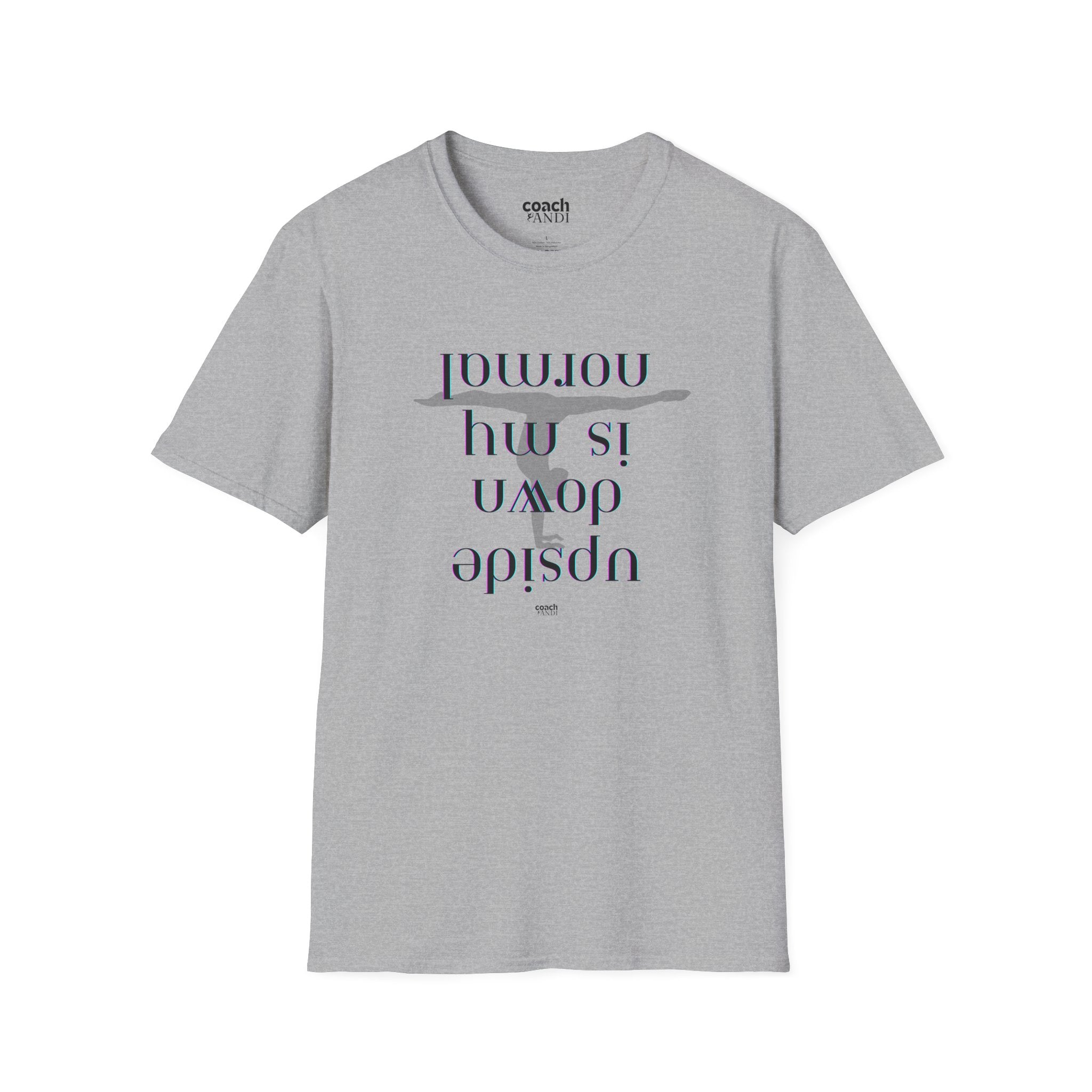 Upside Down T-Shirt — (Adult)