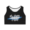 My Happy Place Floor Sports Bra