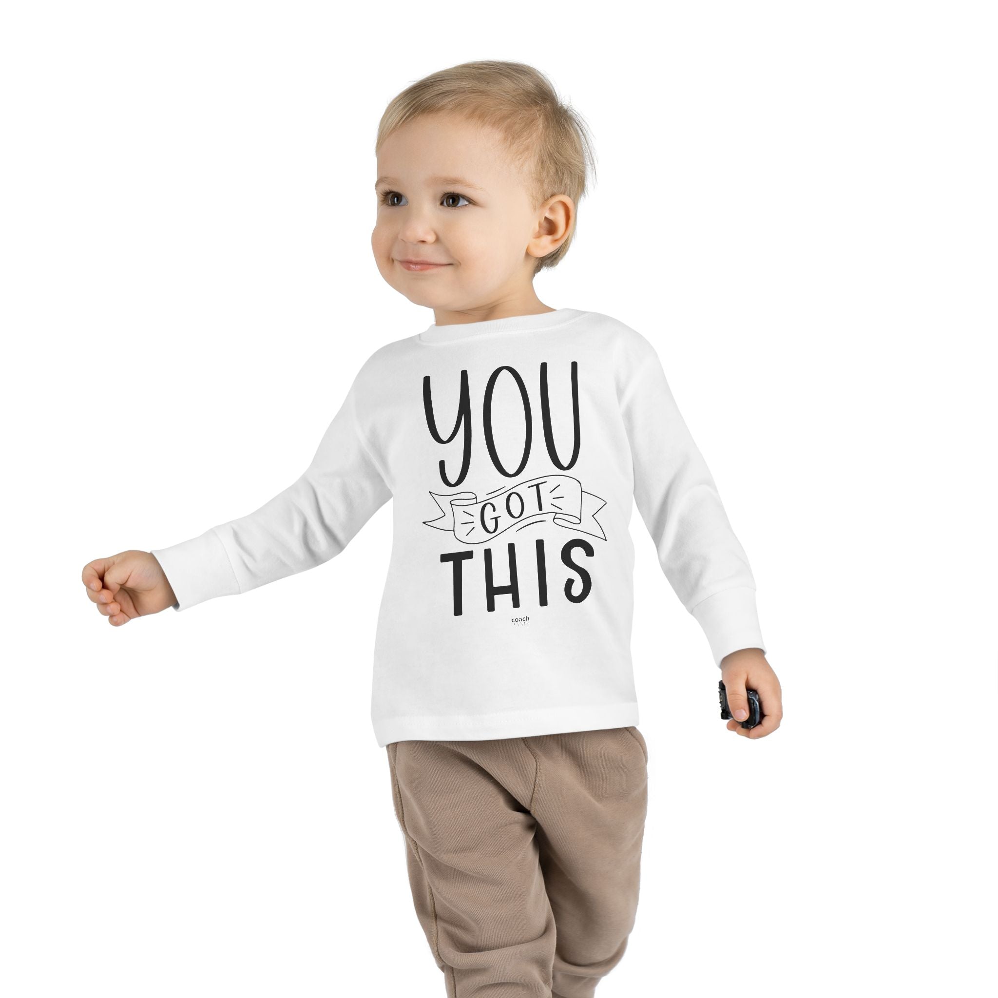 Tiny Supporter (Toddler Long Sleeve Tee)